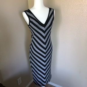 Grey and Black body on dress